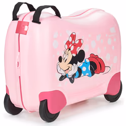 Samsonite Dream2Go Disney, Chariot, Casque à coque dure, Rose, Cabine, 4 roue(s), Roulette