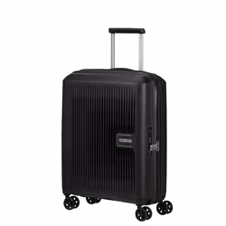 American Tourister Aerostep, Chariot, Casque à coque dure, Noir, Polypropylène (PP), 100% Polypropylene, 4 roue(s)