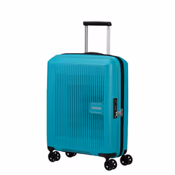 American Tourister Aerostep, Chariot, Casque à coque dure, Turquoise, Turquoise Tonic, Polypropylène (PP), 100% Polypropylene