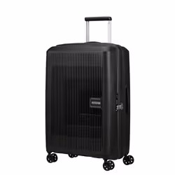 American Tourister Aerostep, Chariot, Casque à coque dure, Noir, Polypropylène (PP), 100% Polypropylene, 4 roue(s)