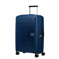 American Tourister Aerostep, Chariot, Casque à coque dure, Bleu, Navy Blue, Polypropylène (PP), 100% Polypropylene