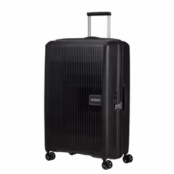 American Tourister Spinner Expandable, Chariot, Casque à coque dure, Noir, Cabine, Polypropylène (PP), 4 roue(s)