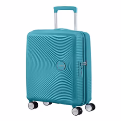 American Tourister Valise turquoise pour femme et homme - Soundbox Spinner 55 / 20 TSA EXP Trolley Turquoise Tonic 216787