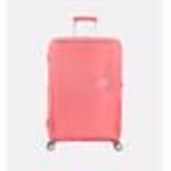 American Tourister Valise corail pour femme et homme - Soundbox Spinner 77 / 28 TSA EXP Trolley Sun Kissed Coral 216778
