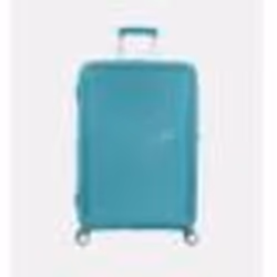 American Tourister Valise turquoise pour femme et homme - Soundbox Spinner 77 / 28 TSA EXP Trolley Turquoise Tonic 216774