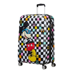 American Tourister - Wavebreaker Disney, Spinner l, Valise, 77 cm, 96 l, Multicolore (Mickey Check)