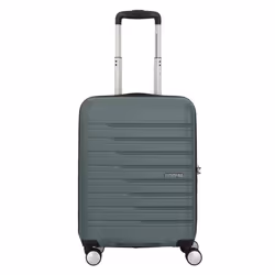 Valise cabine rigide American Tourister Flashline 55 cm - Dark Forest - 4 roulettes 360° - Cadenas TSA