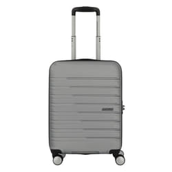 Valise cabine American Tourister Flashline 4 roulettes 55 cm - Gris - Cadenas TSA - Homme