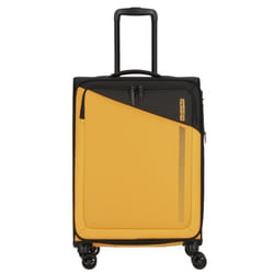 Valise souple American Tourister Daring Dash avec 4 roulettes 66.5 cm - Jaune et noir