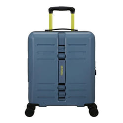 American Tourister Valise gris bleu pour femme et homme - Trailon Spinner 55 / 20 TSA S Coronet Blue 297788