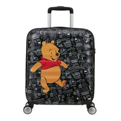 American Tourister Valise noir blanc pour femme et homme - Wavebreaker Disney Spinner 55 / 20 TSA Disney FL Winnie The Pooh 285706