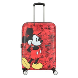 Valise American Tourister Wavebreaker Disney 4 roulettes 67 cm mickey comics rouge