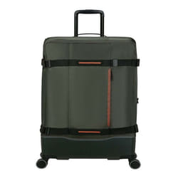 American Tourister Valise vert foncé noir pour femme et homme - Urban Track Spinner TSA L Dark Khaki 307240