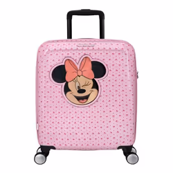 American Tourister Valise rose multicolore pour femme - Funlight Disney Spinner 55 / 20 Minnie Lenticular Pink 307234