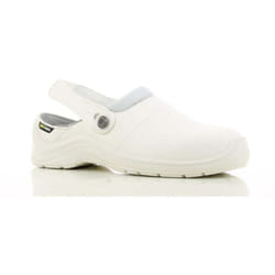 Sabot de cuisine léger CORTINA Cortado - Cuir blanc - Taille 36