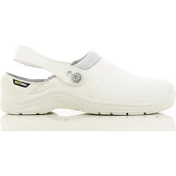 Sabot de cuisine léger CORTINA Cortado - Cuir blanc - Taille 44