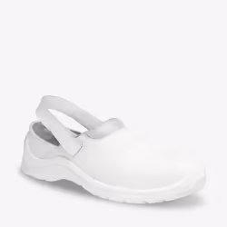 Sabot de cuisine léger CORTINA Cortado - Cuir blanc - Taille 46