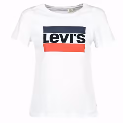 LEVIS T-Shirt Logo Blanc Femme