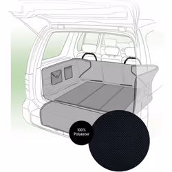 Protège-siège de voiture Aiko Coffre Noir pour chien Protégez le coffre de votre voiture avec la couverture de voiture Aiko ! ...