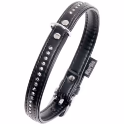 Collier pour Chien Flamingo ALP Monte Carlo - Noir 24 cm 11 mm Offrez à votre chien un collier élégant et confortable avec le ...