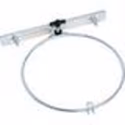 Support écuelle pour fixation sur mur ou panneau de chenil simple Flamingo Bruce
