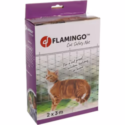 Filet de sécurité Sekura Noir 3 x 2 mètres pour chat Matériau : synthétique Convient pour une utilisation sur un balcon, des  ...