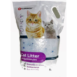 Flamingo - Litière silica granules large 5 litres litière pour chat
