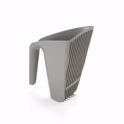 Pelle à litiere CUP Grise Le manche évite tout contact direct avec la litière sale. Pelle à litière en V avec des trous pour  ...