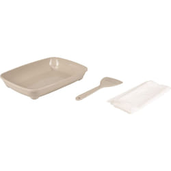 Flamingo - Bac à Litière, set Kitten taupe, 37 cm, pour chaton