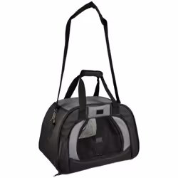 Sac de transport DORIS. pour chien. dimension: longueur 48 x largeur 29 x hauteur 31cm. Entrée latérale avec filet peut s'ouv ...