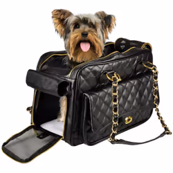 Sac de transport effet chic Gigi. pour petit chien. Matériau : similicuir avec rembourrage : mousse pour conserver forme Capa ...