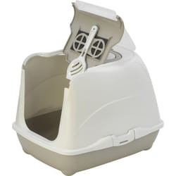 Flamingo - Maison de toilette loki Beige classic m 38 x 50 x 37 cm pour chat