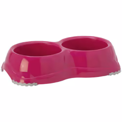 Gamelle double Leno hawai 2 x 330 ml pieds anti dérapant couleur disponible: couleur aléatoire rose , jaune, vert Gamelle dou ...