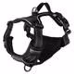 Harnais pour chien Flamingo Balou noir - Tailles M-L-XL - Pour utilisation extérieure