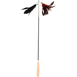 Canne a pêche Yula télescopique de 57 cm à 90 cm. pour chat Flamingo