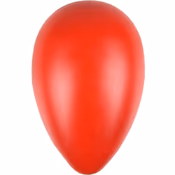 Jouet pour chien. Oeuf OVO rouge en plastique. taille S ø 8 cm x 12.5 cm de hauteur Ce jouet pour chien en forme d'œuf est un ...