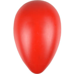Flamingo - Oeuf rouge en plastique s ø 8 cm x 12.5 cm de hauteur Jouet pour chien