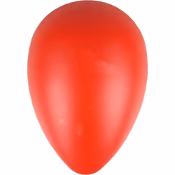 Jouet pour chien. Oeuf OVO rouge en plastique. ø 13 cm x 18.5 cm de hauteur taille M plus adapté pour les chiens moyen Ce jou ...