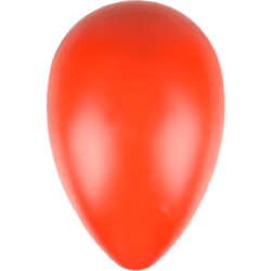 Jouet pour chien. Oeuf OVO rouge en plastique. taille L ø 16.5 cm x 25 cm de hauteur Ce jouet pour chien en forme d'œuf est u ...