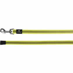 Laisse d'entrainement et à pister. gamme Xeno fluo jaune. pour chien. taille S . 5 Mètres x 20 mm de largeur . Avec cette lai ...