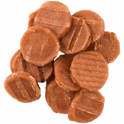 friandise Chips de poulet Hapki BBQ. pour chien de + de 6 mois sachet refermable 85 g. sans gluten .sans sucre ajouté. Alimen ...