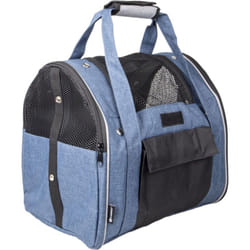 Flamingo - Sac à dos Lenie bleu taille 36 x 32 x 32 cm pour chien max 7 kg.