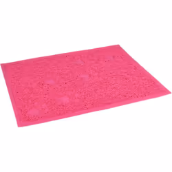Tapis pour devant bac à litière. En PVC durable avec motif pattes Facile à nettoyer Retiens la litière à chat, cela évite que ...
