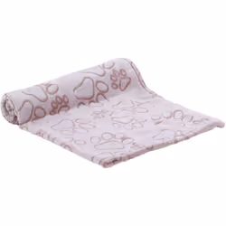 Couverture Plaid LALIA. pour chiens. rectangulaire taille 70 x 100 cm. couleur vieux rose. Couverture en molleton Cette couve ...