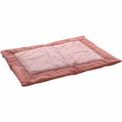 Couverture Plaid SUZA. pour chiens et chats rectangulaire taille 100 x 70 x 3 cm. couleur vieux rose. 2 tissus diffèrent . la ...
