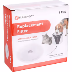 3 Filtres rechange pour Fontaine sensor Adriana noir. pour chat et chien. Matériau : plastique. Comprend 3 filtres de rechang ...