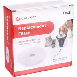 3 Filtres rechange pour Fontaine sensor Adriana noir pour chat et chien - Flamingo