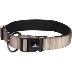 Collier abbi taupe m/l 50-55 cm Pour chiens Flamingo