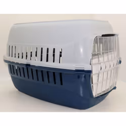 Cage de transport NOAH 2. pour petit chien ou chat maxi 8 kg. couleur aléatoire. dimension extérieure largeur 37.5 cm , longu ...