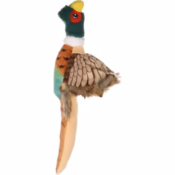 Peluche Faisan Paloma brun 45 cm, pour chien Matériau : peluche couinement au ventre et son crépitant sur les ailes dimension ...